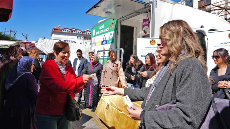 Alanya belediyesi dünya su günü'nde perlatör dağıttı