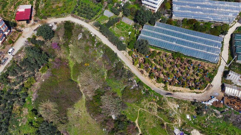 Alanya belediyesi'nden akdam’da atıl kalan o yola düzenleme