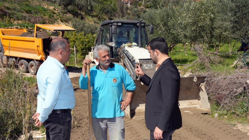 Alanya belediyesi'nden akdam’da atıl kalan o yola düzenleme