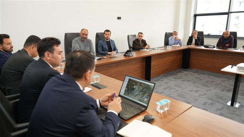 Alanya belediyesi’nden altyapı koordinasyon toplantısı