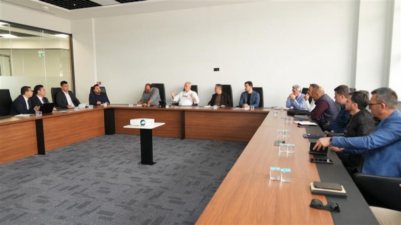 Alanya belediyesi’nden altyapı koordinasyon toplantısı