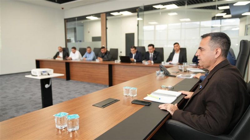 Alanya belediyesi’nden altyapı koordinasyon toplantısı