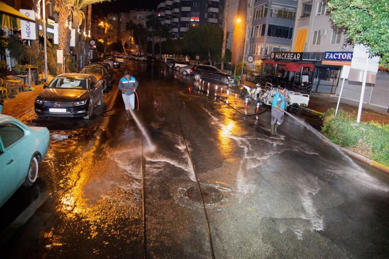 Alanya belediyesi’nden bayram öncesi temizlik