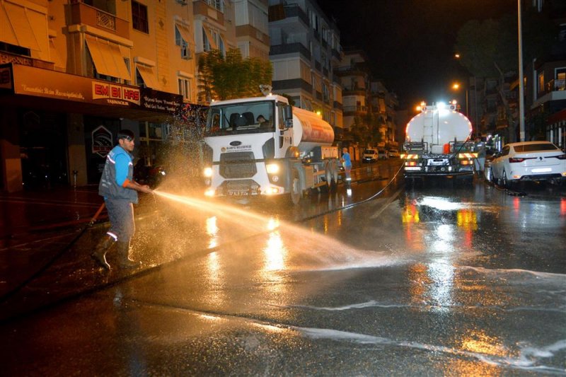 Alanya belediyesi’nden bayram öncesi temizlik