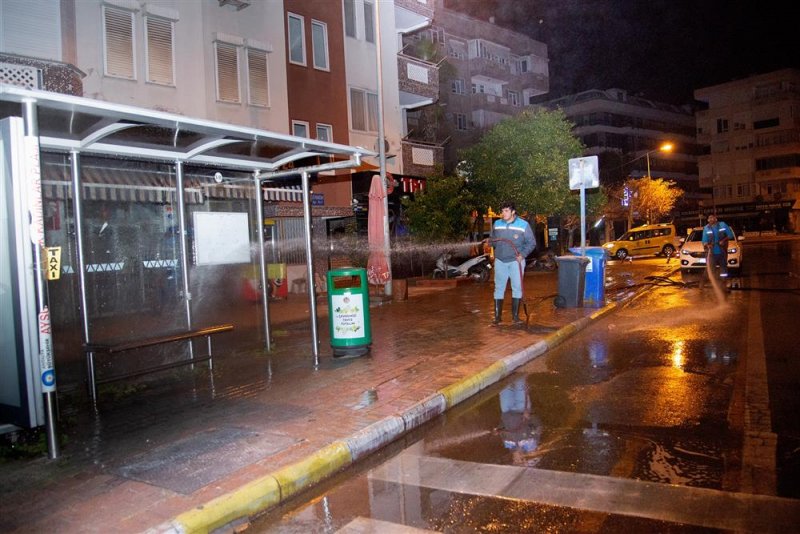Alanya belediyesi’nden bayram öncesi temizlik