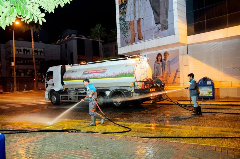 Alanya belediyesi’nden bayram öncesi temizlik