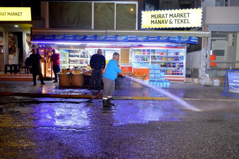 Alanya belediyesi’nden bayram öncesi temizlik