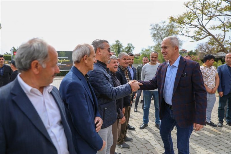 Alanya belediyesi’nden çiftçilere keçi boynuzu fidanı desteği