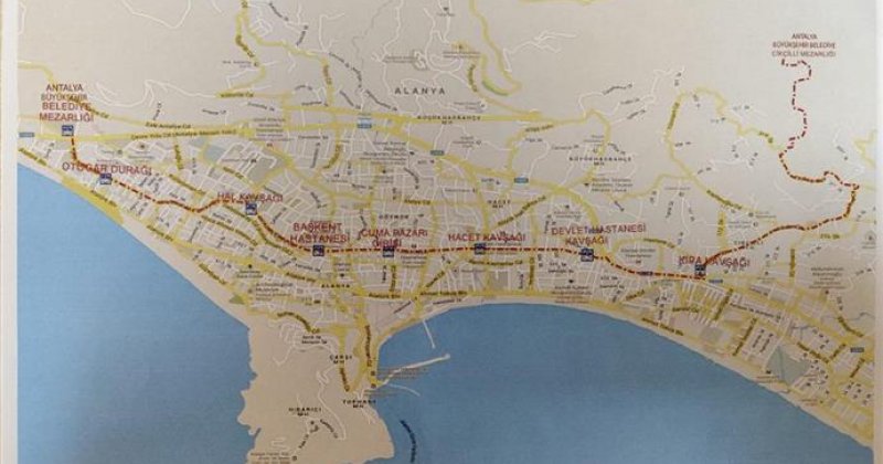 Alanya belediyesi'nden mezarlıklara ücretsiz servis