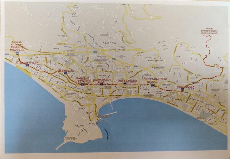 Alanya belediyesi'nden mezarlıklara ücretsiz servis