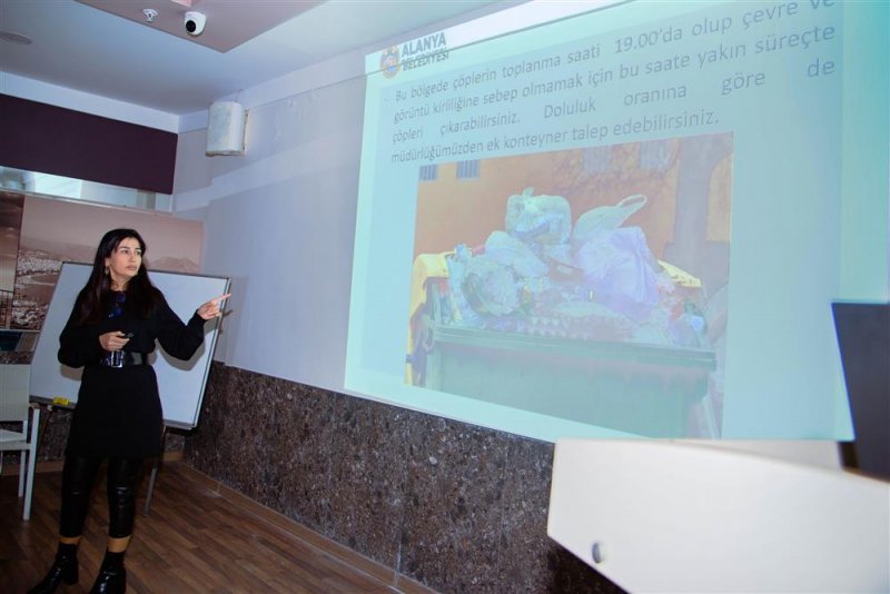 Alanya belediyesi’nden otel personeline sıfır atık eğitimi