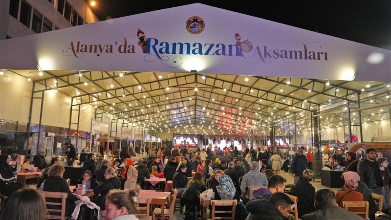 Alanya’da ramazan akşamları coşkuyla başladı