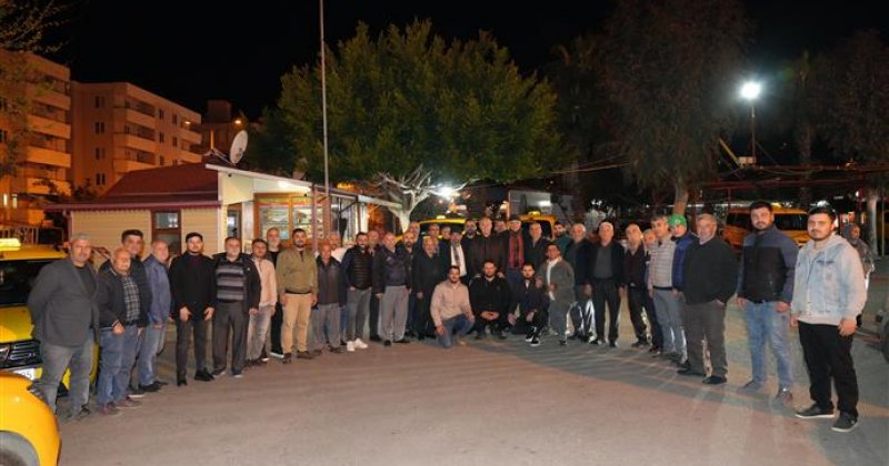 Başkan özçelik taksici esnafıyla buluştu "taksilerle ilgili düzenlemeler yapacağız"
