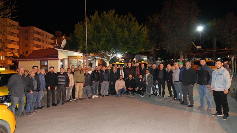 Başkan özçelik taksici esnafıyla buluştu &quot;taksilerle ilgili düzenlemeler yapacağız&quot;