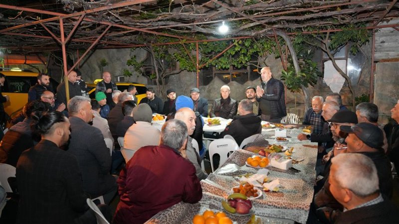 Başkan özçelik taksici esnafıyla buluştu &quot;taksilerle ilgili düzenlemeler yapacağız&quot;
