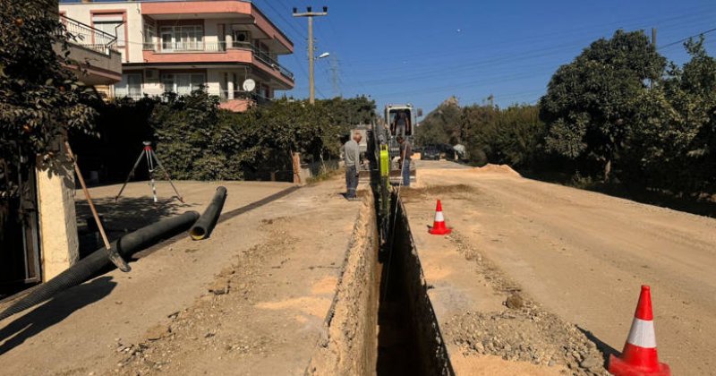 Manavgat Taşağıl Mahallesi Ilk Kez Kanalizasyon Ile Tanışıyor