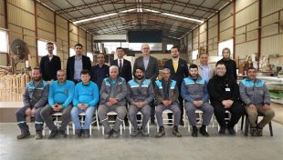 Marangozhane personeline işitme taraması ve ergonomi eğitimi