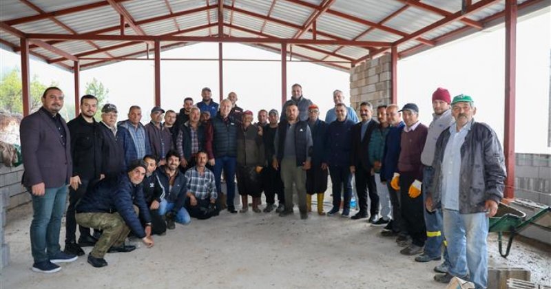 Akçatı’da imece usulüyle büyük hizmet