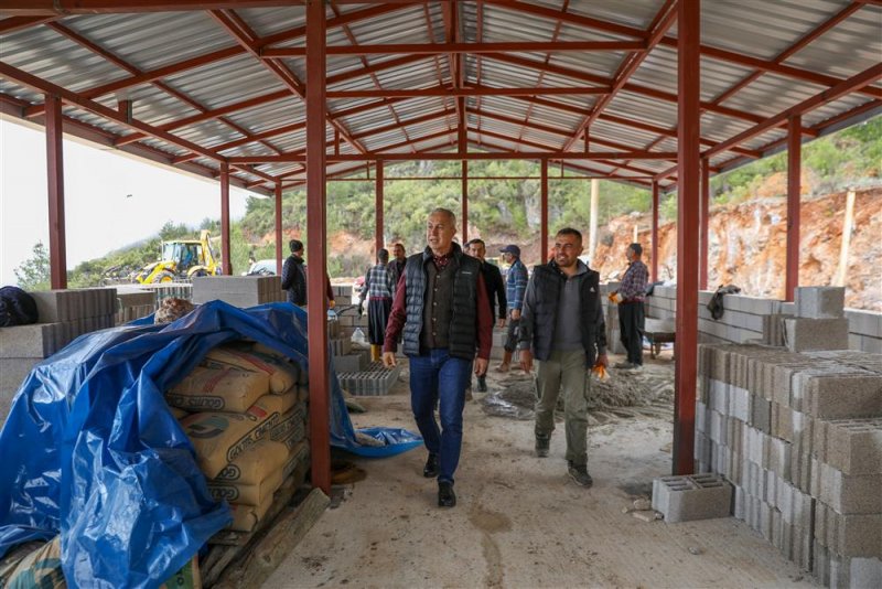 Akçatı’da imece usulüyle büyük hizmet