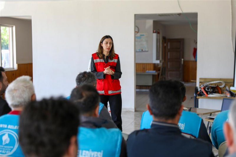 Alanya belediyesi kurum içi eğitimlerine devam ediyor