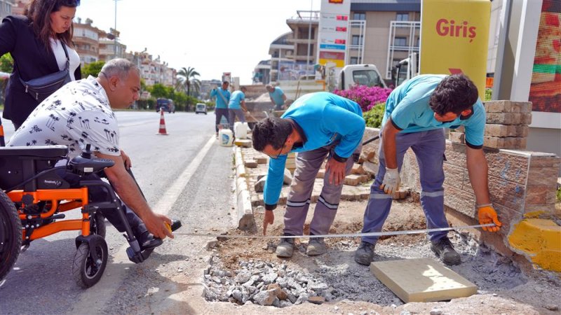Alanya belediyesi’nden erişilebilir kent için örnek çalışma