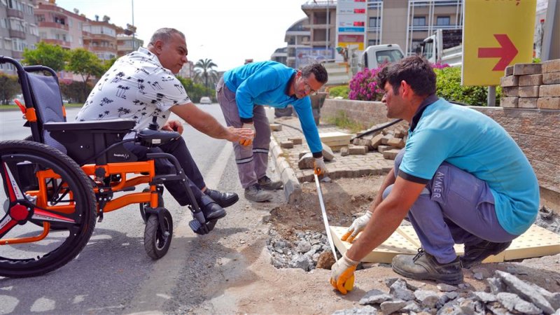 Alanya belediyesi’nden erişilebilir kent için örnek çalışma