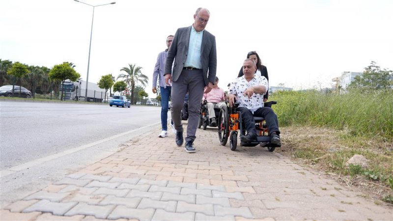 Alanya belediyesi’nden erişilebilir kent için örnek çalışma