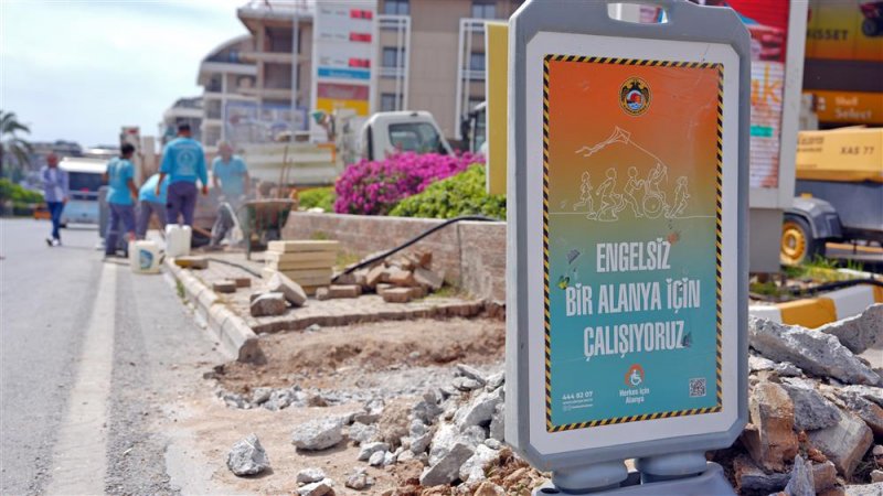 Alanya belediyesi’nden erişilebilir kent için örnek çalışma