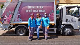 Alanya’da temizliğe kadın eli değdi