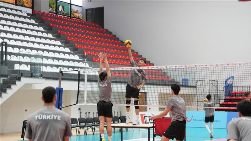 Alanya, u19 erkek milli voleybol takımı’nı ağırlıyor