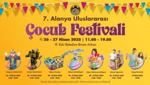 Alanya uluslararası çocuk festivali başlıyor