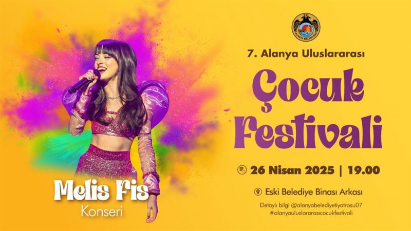 Alanya uluslararası çocuk festivali başlıyor