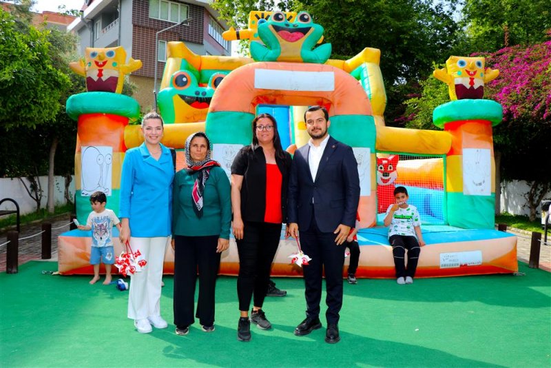 Balon park çocukların yüzünü güldürüyor