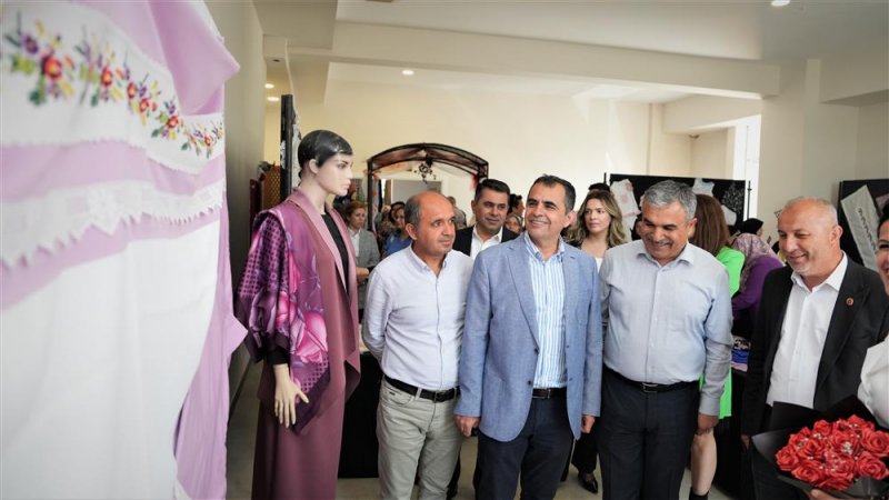 Kargıcak ve demirtaş el sanatları kursları yılsonu sergisine büyük ilgi