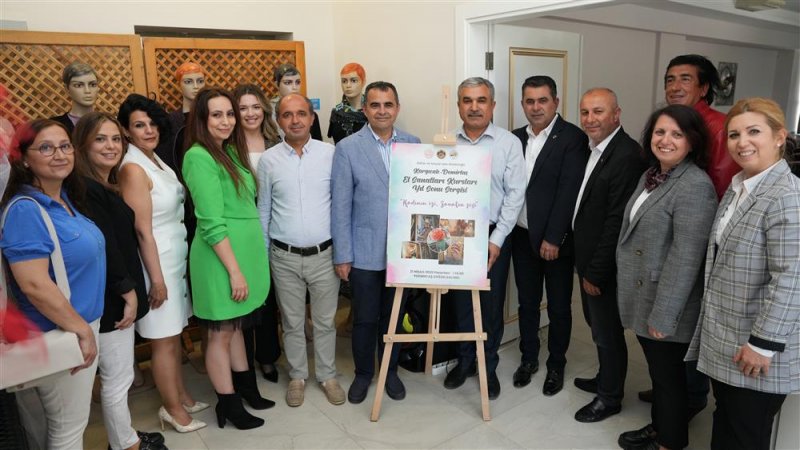 Kargıcak ve demirtaş el sanatları kursları yılsonu sergisine büyük ilgi