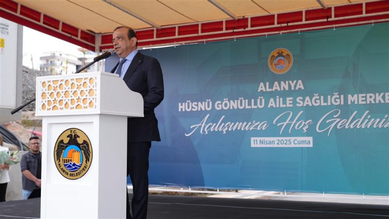 Mahmutlar hüsnü gönüllü aile sağlığı merkezi açılışı gerçekleştirildi