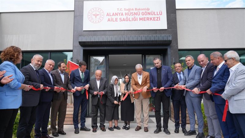 Mahmutlar hüsnü gönüllü aile sağlığı merkezi açılışı gerçekleştirildi
