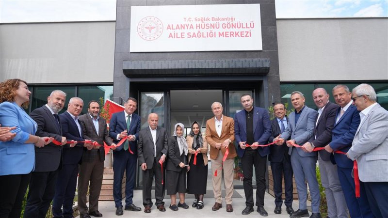 Mahmutlar hüsnü gönüllü aile sağlığı merkezi açılışı gerçekleştirildi