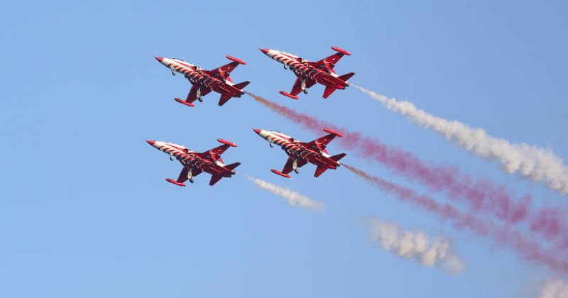 Türk Yıldızları’ndan Antalya Semalarında Nefes Kesen Gösteri