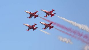Türk Yıldızları’ndan Antalya Semalarında Nefes Kesen Gösteri