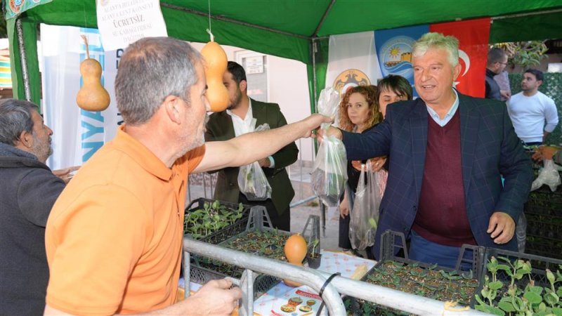 Ücretsiz su kabağı ve lif fidesi dağıtımı başladı