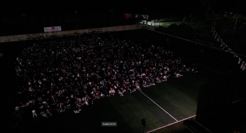 Üniversiteliler açık hava sinema festivali’nde buluştu