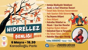 Antalya Büyükşehir Belediyesi Baharın Gelişini Hıdırellez Şenliği Ile Kutlayacak
