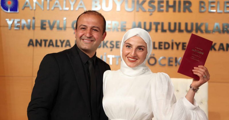 Antalya Büyükşehir Belediyesi Nikah Salonunda “05.05.2025” Yoğunluğu