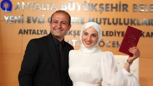 Antalya Büyükşehir Belediyesi Nikah Salonunda “05.05.2025” Yoğunluğu