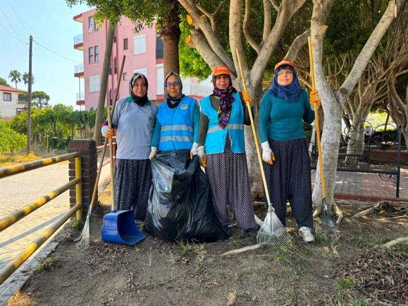 Alanya belediyesi&rsquo;nde kadınlar sahada