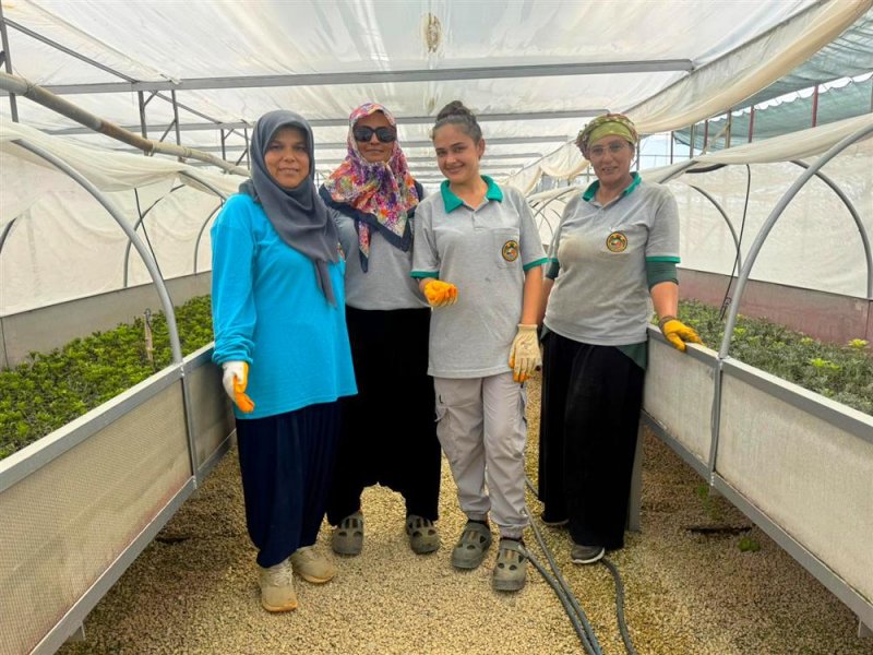 Alanya belediyesi&rsquo;nde kadınlar sahada