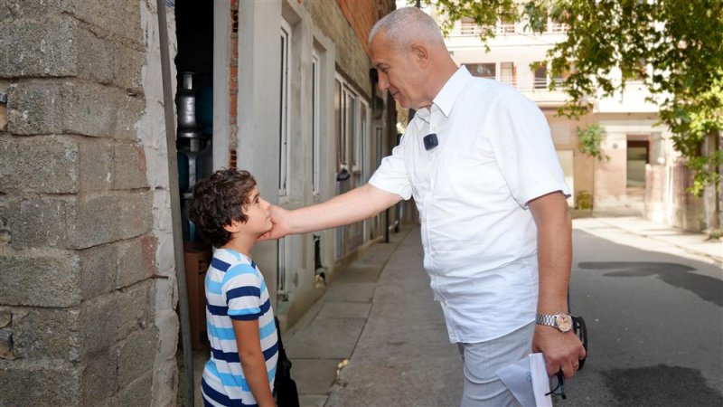 T&uuml;rktaş mahallesi&rsquo;nde meydan d&uuml;zenleme &ccedil;alışmaları tamamlandı