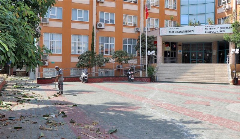 Alanya belediyesi&rsquo;nden okullarda yeni d&ouml;nem hazırlığı