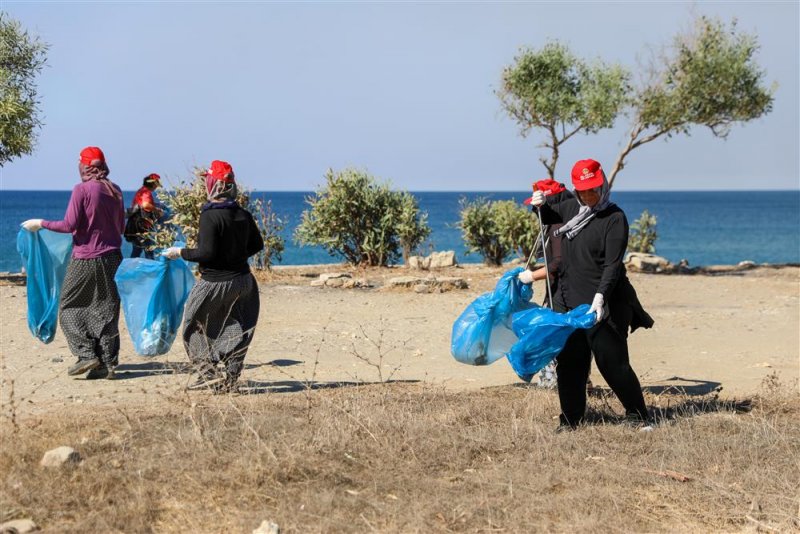 Alanya belediyesi’nden sahil temizliği